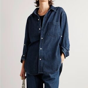 Citizens of Humanity Dark Denim Button-Up Shirt